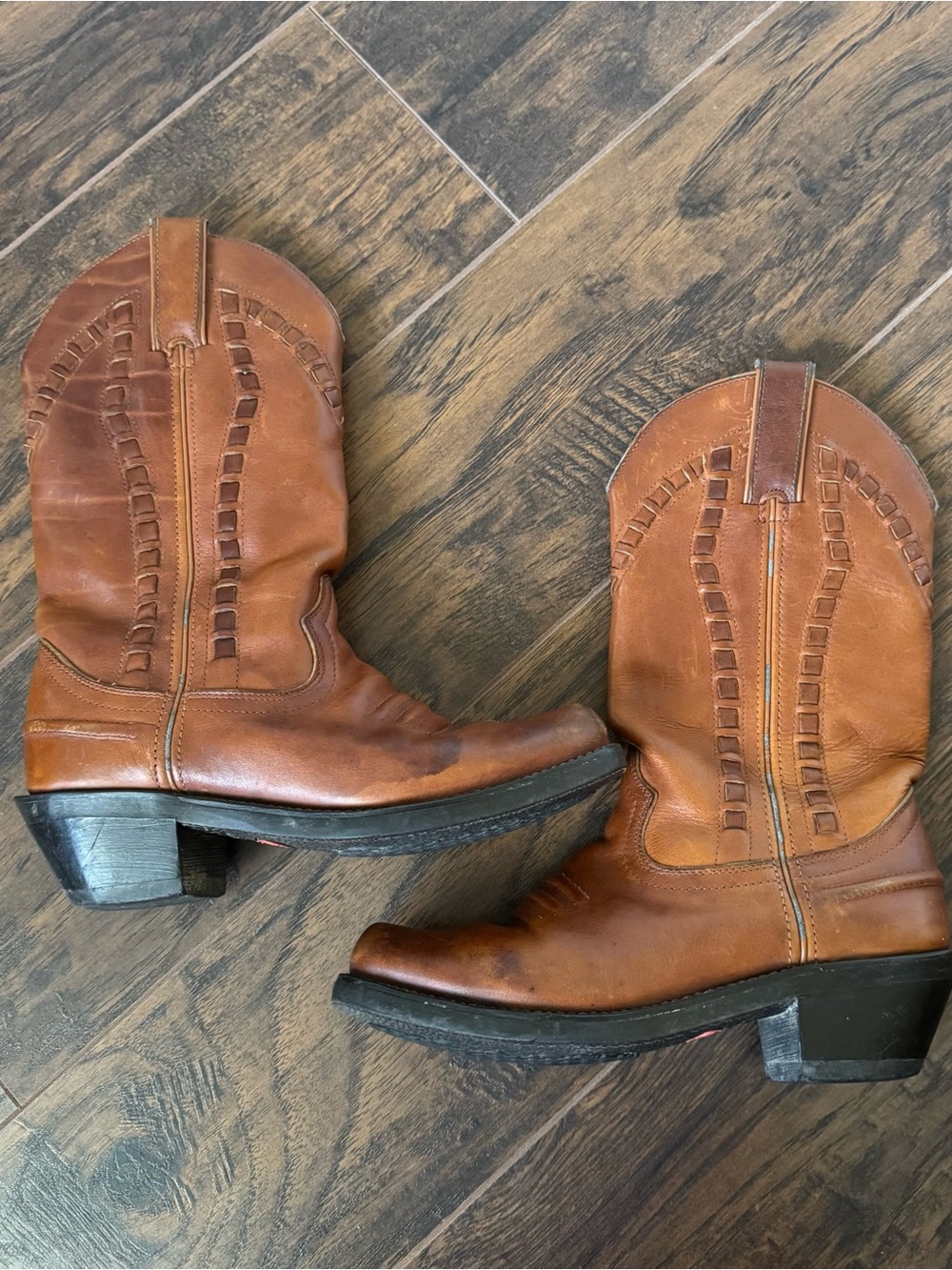 Durango RD5002 Size 6m Brown Leather Cowboy Western Boot